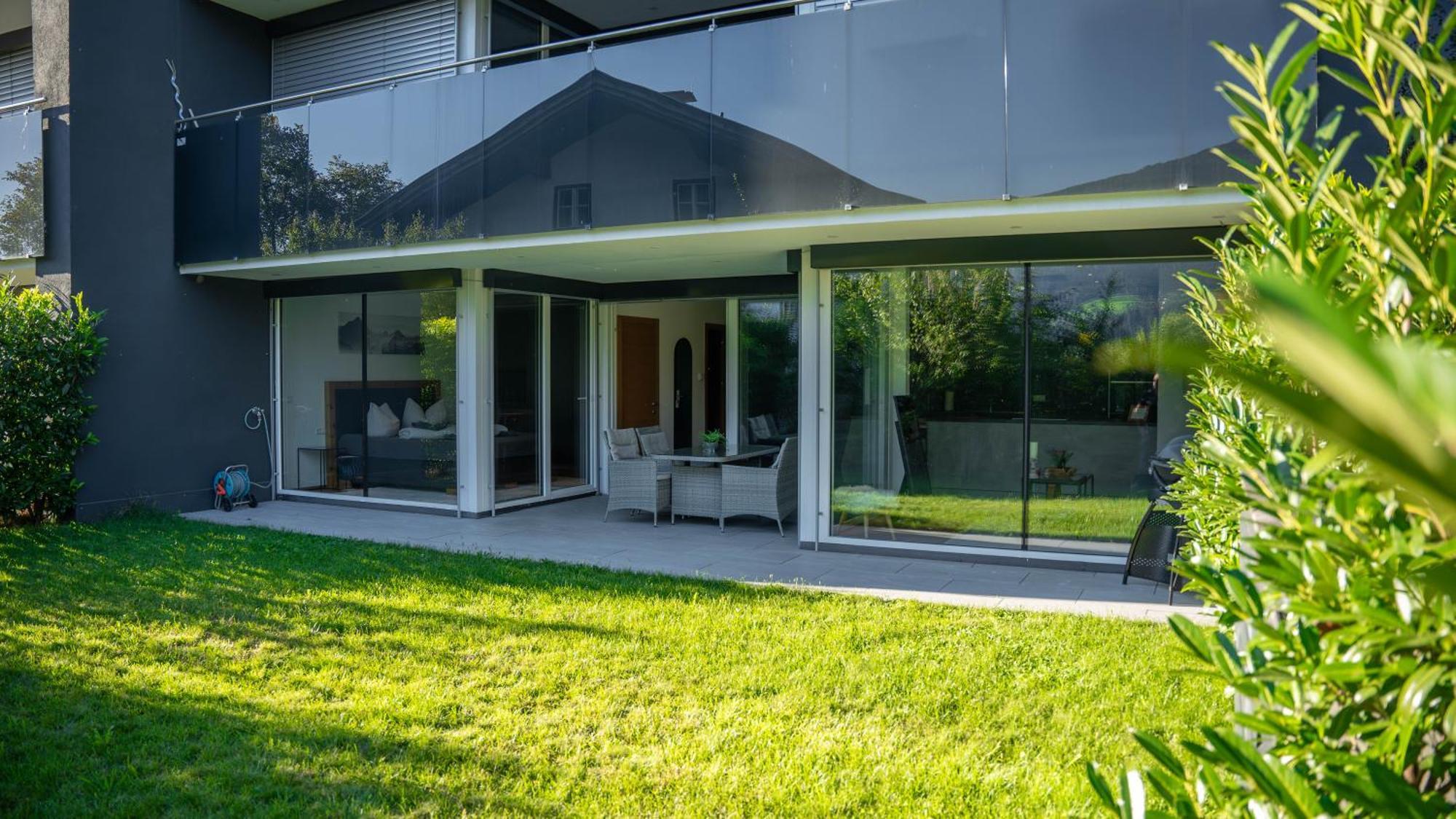 Sonnige Gartenwohnung in zentraler Lage Fritzens Exterior foto